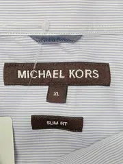 Vorschaubild 3 von Business Hemd Herren Blau Gestreift Slim Fit Gr. 52/XL