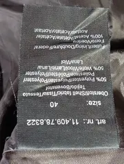 Vorschaubild 4 von Damen Faltenrock Gr. 40/L Braun Kariert Klassisch Elegant