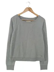 Vorschaubild 1 von Damen Sweatshirt Gr. 36/S Grau Basic Casual Pullover