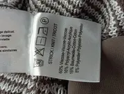 Vorschaubild 5 von Damen Pullover Gr. 36/S Grau Meliert Strickmuster Casual Langarm