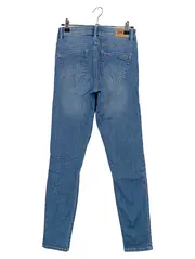 Vorschaubild 2 von Damen Destroyed Jeans Blau XS W26/34 Skinny Fit Used Look