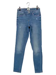 Vorschaubild 1 von Damen Destroyed Jeans Blau XS W26/34 Skinny Fit Used Look