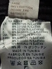 Vorschaubild 4 von Kinder Jeans Regular Fit Gr. 140 Schwarz Casual