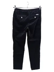 Vorschaubild 2 von Cordhose Damen Gr. 36 Schwarz Elegant Casual Baumwolle Stretch