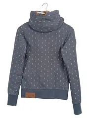 Vorschaubild 2 von Damen Sweatjacke Gr. 34/XS Blau Anker Muster Kapuze Casual