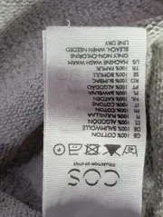 Vorschaubild 4 von Damen Blusenkleid Gr. 34/XS Grau Baumwolle Klassisch