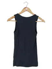 Vorschaubild 2 von Damen Top Gr. 34/XS Schwarz Basic Rippstrick Tanktop