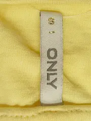 Vorschaubild 3 von Damen T-Shirt Gelb Gr. 36/S Basic Casual Kurzarm Baumwolle