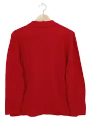 Vorschaubild 2 von Damen Pullover Gr. 44/L Rot Modal Rippstrick Elegant