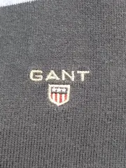 Vorschaubild 3 von Damen Poloshirt Langarm gestreift Blau Gr. 36/S Casual Preppy