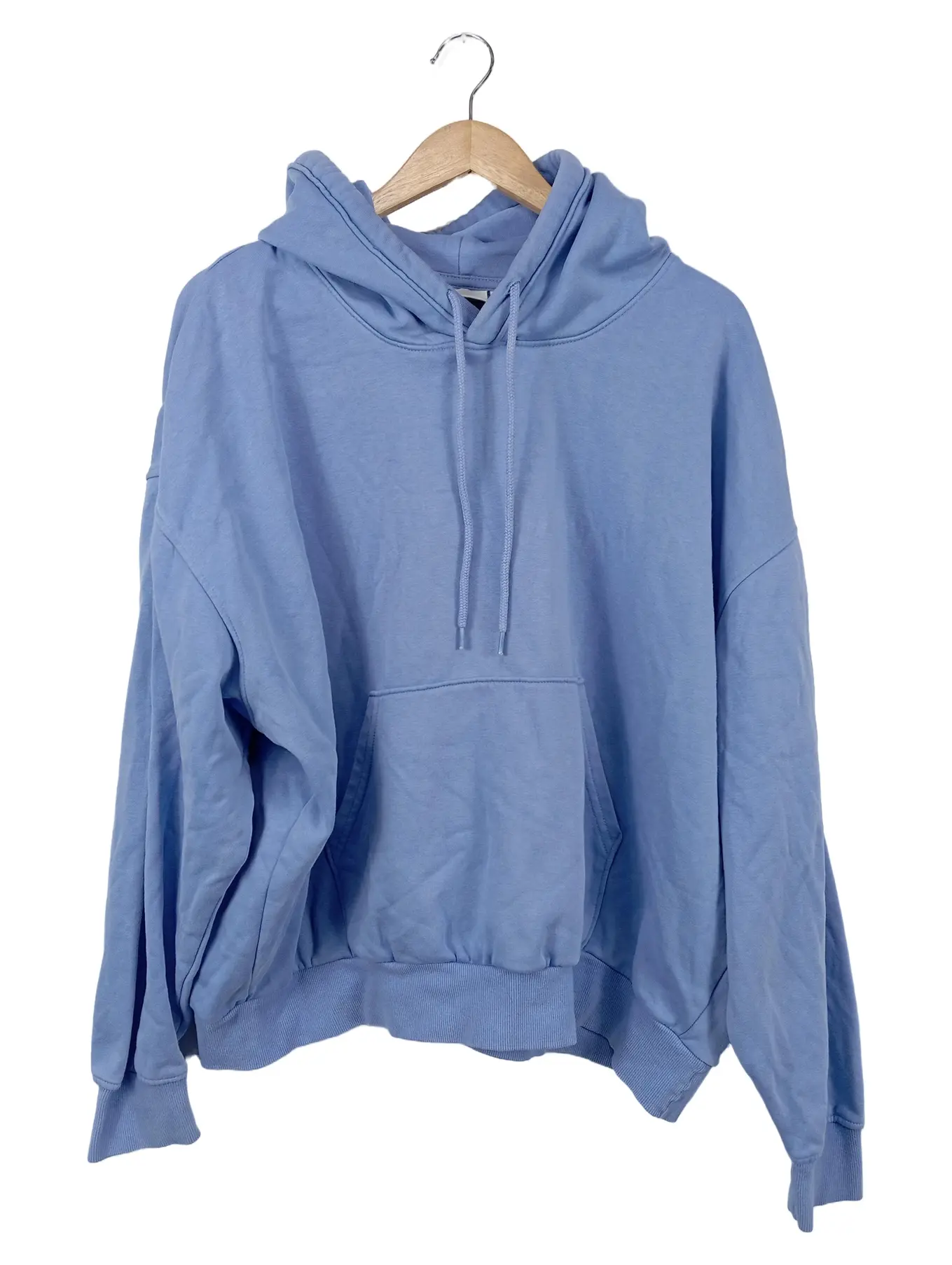 WEEKDAY Damen Kapuzenpullover Hoodie Gr. 38;M Blau Casual Basic