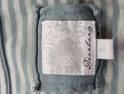 Vorschaubild 3 von Damen Freizeitkleid Gr. 36/S Grün Gestreift Baumwolle Klassisch