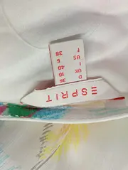 Vorschaubild 3 von Damen Freizeitkleid Gr. 36/S Weiß Florales Muster Bohemian Sommerkleid