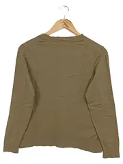 Vorschaubild 2 von Damen Pullover Gr. 36/S Braun V-Ausschnitt Casual Basic