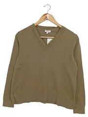 Vorschaubild 1 von Damen Pullover Gr. 36/S Braun V-Ausschnitt Casual Basic