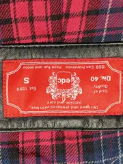 Vorschaubild 3 von Damen Lederjacke Gr. 40/S Grau Vintage Echtleder Jacke