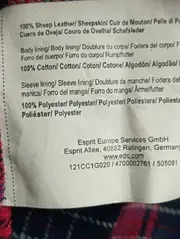 Vorschaubild 4 von Damen Lederjacke Gr. 40/S Grau Vintage Echtleder Jacke