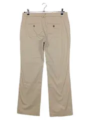 Vorschaubild 2 von Damen Stoffhose Beige Gr. 40 Klassisch Casual Basic Baumwolle
