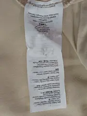 Vorschaubild 5 von Damen Stoffhose Beige Gr. 40 Klassisch Casual Basic Baumwolle