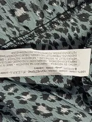 Vorschaubild 4 von Damen Freizeitkleid Gr. 34/XS Blau Tierdruck Bohemian Rüschen