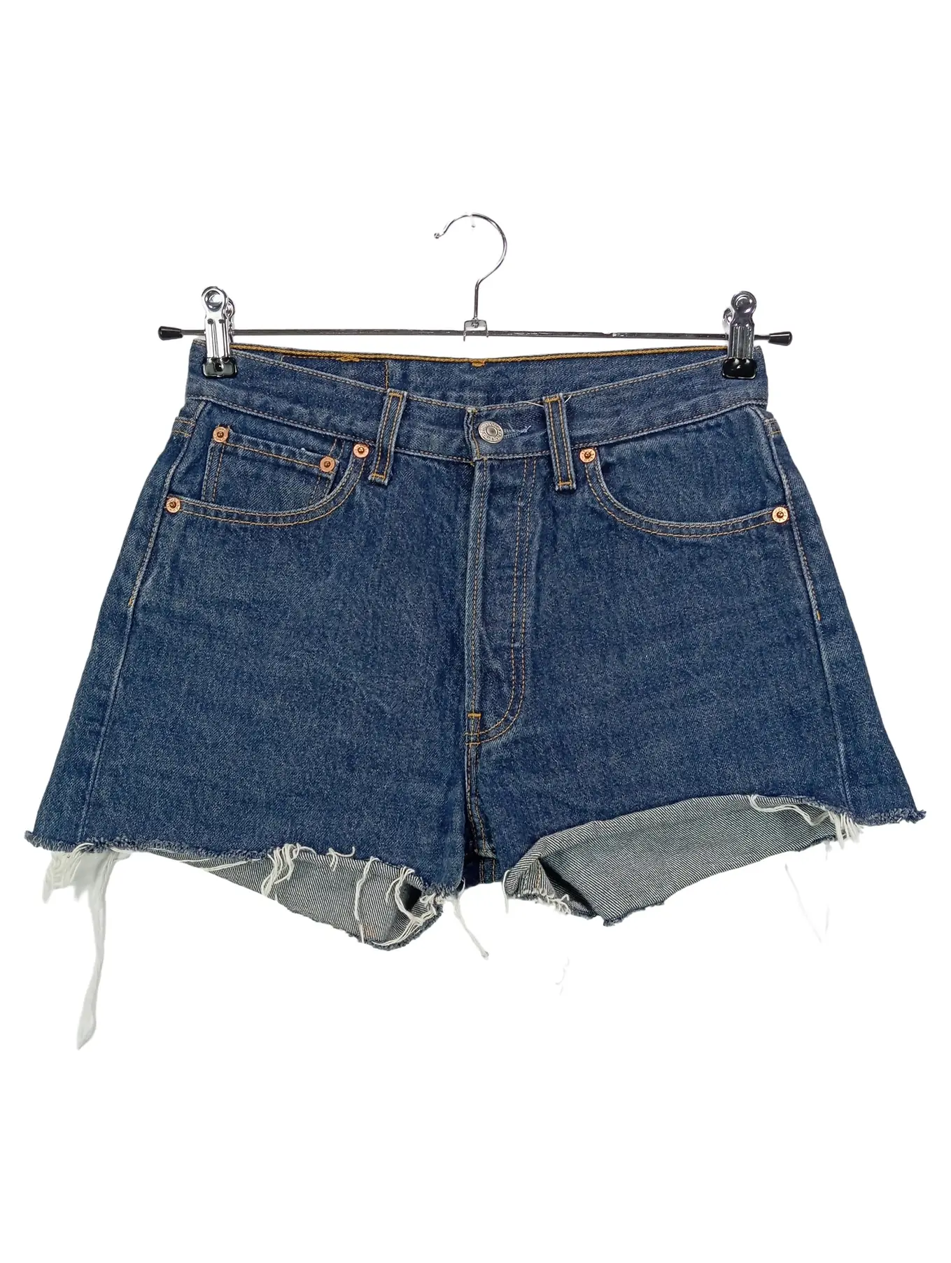 LEVI'S LEVIS 501 Damen Jeans Shorts W29 Blau Vintage Denim Hotpants