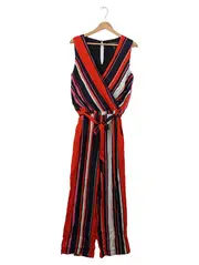 Vorschaubild 1 von Damen Jumpsuit Gr. 40/L Mehrfarbig Gestreift Casual Overall