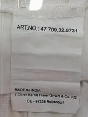 Vorschaubild 5 von Herren T-Shirt M/48 Weiß Casual Basic Schriftzug