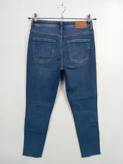 Vorschaubild 3 von Damen Jeans Skinny Fit Gr. 38 M Blau Casual Stretch Hose