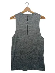 Vorschaubild 2 von Damen Sport Shirt Grau Meliert Gr. 32/XXS Ärmellos