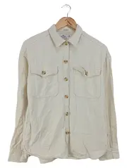 Vorschaubild 1 von Damen Hemdbluse 34/XS Beige Casual Boyfriend Fit Langarm