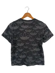 Vorschaubild 2 von Damen T-Shirt Schwarz Gr. 36/S Streetwear Sportlich Trefoil Logo Print