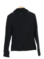 Vorschaubild 2 von Sweatjacke Blazer Damen Gr. S;INT S Schwarz Baumwolle Casual