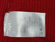 Vorschaubild 4 von Damen Pullover Rot Gr. 36/S Rippstrick Casual Basic