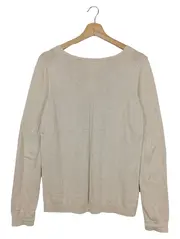 Vorschaubild 2 von Damen Strickpullover Gr. 36/S Beige Basic Casual Langarm