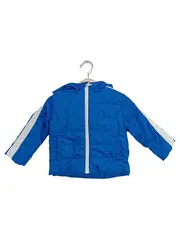 Vorschaubild 1 von Kinder Winterjacke Gr. 86 Blau gesteppt Kapuze Streetwear