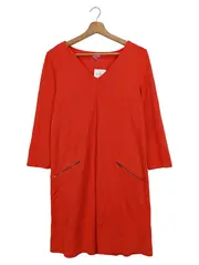 Vorschaubild 1 von Damen Freizeitkleid Rot Gr. 38;M Viskose Polyester Elegant Casual