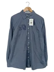 Vorschaubild 1 von Herren Freizeithemd Blau Gr. 44/XS Casual Baumwolle Langarm