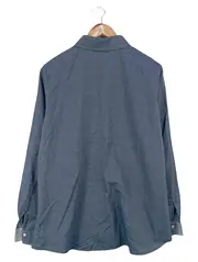 Vorschaubild 2 von Herren Freizeithemd Blau Gr. 44/XS Casual Baumwolle Langarm