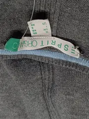 Vorschaubild 3 von Damen Pullover Gr. 34/XS Grau Melierter Baumwolle Klassisch Casual