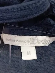 Vorschaubild 3 von Damen Freizeitkleid Blau Gestreift Baumwolle Gr. 38 M Maritim