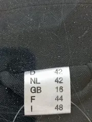 Vorschaubild 4 von Damen Blazer Gr. 42 Schwarz Elegant Business Jacke