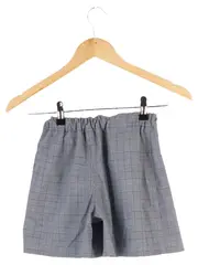 Vorschaubild 2 von Kinder Hosenrock Gr. 122 Grau Kariert Preppy Falten