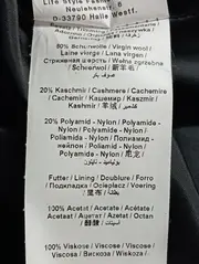 Vorschaubild 5 von Damen Wintermantel Gr. 40/L Grau Wolle Kaschmir Elegant