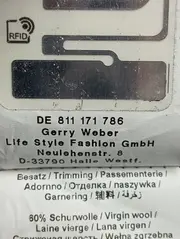 Vorschaubild 7 von Damen Wintermantel Gr. 40/L Grau Wolle Kaschmir Elegant