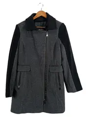 Vorschaubild 1 von Damen Wintermantel Gr. 40/L Grau Wolle Kaschmir Elegant