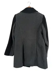 Vorschaubild 2 von Damen Wintermantel Gr. 40/L Grau Wolle Kaschmir Elegant