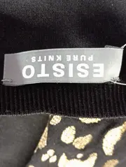 Vorschaubild 4 von Damen Etuikleid Gr. 36/S Schwarz Elegant Animal-Print Pailletten