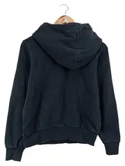 Vorschaubild 2 von Damen Kapuzenpullover Hoodie Schwarz Logo Gr. 32/XS Casual Sportlich