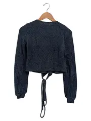 Vorschaubild 2 von Damen Strickjacke Grau Gr. 38/M Klassisch Elegant