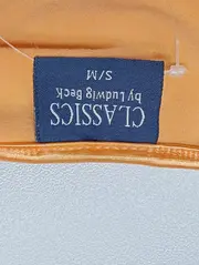 Vorschaubild 3 von Damen Body Langarm Gr. 36/S Casual Orange Baumwolle